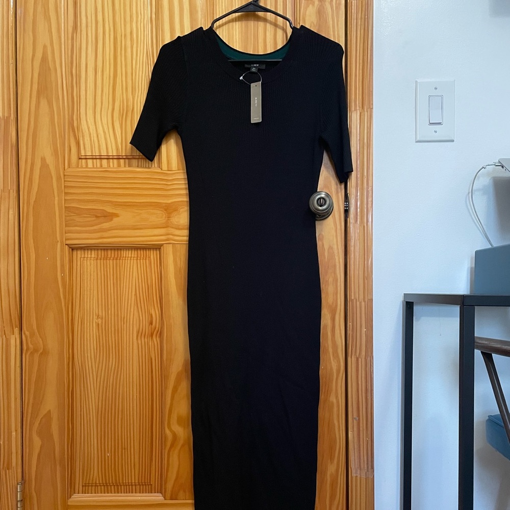 J.Crew Ribbed Midi Dress